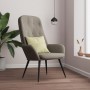 Sillón de relax de terciopelo gris claro en Sillones | Comprar online en Foru.es