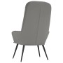 Sillón de relax de terciopelo gris claro en Sillones | Comprar online en Foru.es