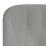 Sillón de relax de terciopelo gris claro en Sillones | Comprar online en Foru.es