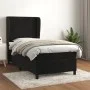 Cama box spring con colchón terciopelo negro 80x200 cm de vidaXL, Camas y somieres - Ref: Foro24-3129059, Precio: 358,21 €, D...