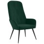 Sillón de relax de terciopelo verde oscuro en Sillones | Comprar online en Foru.es