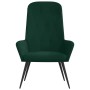 Sillón de relax de terciopelo verde oscuro en Sillones | Comprar online en Foru.es