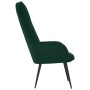 Sillón de relax de terciopelo verde oscuro en Sillones | Comprar online en Foru.es