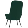 Sillón de relax de terciopelo verde oscuro en Sillones | Comprar online en Foru.es