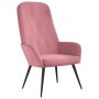 Sillón de relax de terciopelo rosa en Sillones | Comprar online en Foru.es