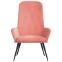 Sillón de relax de terciopelo rosa en Sillones | Comprar online en Foru.es