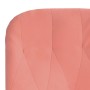 Sillón de relax de terciopelo rosa en Sillones | Comprar online en Foru.es