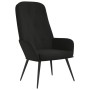 Sillón de relax de terciopelo negro en Sillones | Comprar online en Foru.es