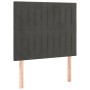 Cama box spring con colchón terciopelo gris oscuro 90x190 cm de vidaXL, Camas y somieres - Ref: Foro24-3129304, Precio: 343,1...