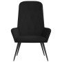 Sillón de relax de terciopelo negro en Sillones | Comprar online en Foru.es