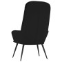 Sillón de relax de terciopelo negro en Sillones | Comprar online en Foru.es