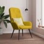 Sillón de relax de terciopelo amarillo mostaza en Sillones | Comprar online en Foru.es