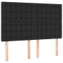 Cama box spring con colchón cuero sintético negro 140x190 cm de vidaXL, Camas y somieres - Ref: Foro24-3129027, Precio: 535,2...