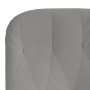 Sillón de relax de terciopelo gris claro en Sillones | Comprar online en Foru.es