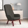 Sillón de relax de terciopelo gris oscuro en Sillones | Comprar online en Foru.es