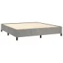 Boxspringbett mit hellgrauer Samtmatratze 180x200 cm von vidaXL, Betten und Lattenroste - Ref: Foro24-3129405, Preis: 612,78 ...