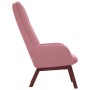 Sillón de relax de terciopelo rosa en Sillones | Comprar online en Foru.es
