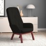 Sillón de relax de terciopelo negro en Sillones | Comprar online en Foru.es