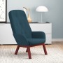 Sillón de relax de terciopelo azul en Sillones | Comprar online en Foru.es