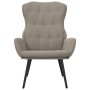 Silla de relajación de terciopelo gris claro en Sillones | Comprar online en Foru.es
