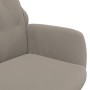 Silla de relajación de terciopelo gris claro en Sillones | Comprar online en Foru.es
