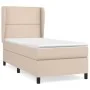 Cama box spring con colchón cuero sintético capuchino 100x200cm de vidaXL, Camas y somieres - Ref: Foro24-3128960, Precio: 34...