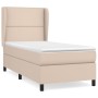 Cama box spring con colchón cuero sintético capuchino 100x200cm de vidaXL, Camas y somieres - Ref: Foro24-3128960, Precio: 34...
