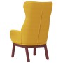 Sillón de relax de tela amarillo mostaza en Sillones | Comprar online en Foru.es