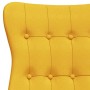 Sillón de relax de tela amarillo mostaza en Sillones | Comprar online en Foru.es
