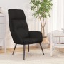 Sillón de relax de cuero sintético de ante negro en Sillones | Comprar online en Foru.es