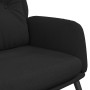 Sillón de relax de cuero sintético de ante negro en Sillones | Comprar online en Foru.es