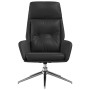 Sillón de relax de cuero auténtico negro en Sillones | Comprar online en Foru.es