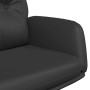 Sillón de relax de cuero auténtico negro en Sillones | Comprar online en Foru.es