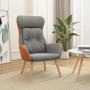 Sillón de relax de tela y PVC gris claro en Sillones | Comprar online en Foru.es