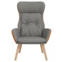 Sillón de relax de tela y PVC gris claro en Sillones | Comprar online en Foru.es