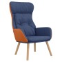 Sillón de relax de tela y PVC azul en Sillones | Comprar online en Foru.es