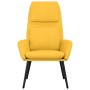Sillón de relax de tela amarillo mostaza en Sillones | Comprar online en Foru.es