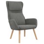 Sillón de relax de terciopelo gris oscuro en Sillones | Comprar online en Foru.es