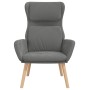 Sillón de relax de terciopelo gris oscuro en Sillones | Comprar online en Foru.es