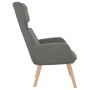 Sillón de relax de terciopelo gris oscuro en Sillones | Comprar online en Foru.es