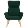 Sillón de relax de terciopelo verde oscuro en Sillones | Comprar online en Foru.es