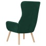 Sillón de relax de terciopelo verde oscuro en Sillones | Comprar online en Foru.es