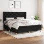 Cama box spring con colchón tela negro 180x200 cm de vidaXL, Camas y somieres - Ref: Foro24-3128783, Precio: 660,12 €, Descue...