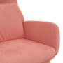 Sillón de relax de terciopelo rosa en Sillones | Comprar online en Foru.es