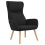 Sillón de relax de terciopelo negro en Sillones | Comprar online en Foru.es
