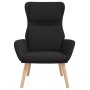 Sillón de relax de terciopelo negro en Sillones | Comprar online en Foru.es
