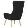 Sillón de relax de terciopelo negro en Sillones | Comprar online en Foru.es
