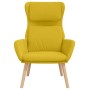 Sillón de relax de terciopelo amarillo mostaza en Sillones | Comprar online en Foru.es