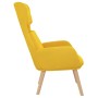 Sillón de relax de terciopelo amarillo mostaza en Sillones | Comprar online en Foru.es