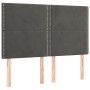 Cama box spring con colchón terciopelo gris oscuro 140x190 cm de vidaXL, Camas y somieres - Ref: Foro24-3129148, Precio: 489,...